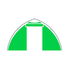 Icon Of Touristic Tent