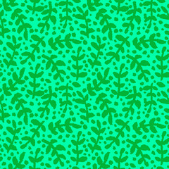 Bold Leaves turquoise