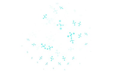 Fototapeta premium Light Blue, Green vector abstract backdrop with flowers, roses.