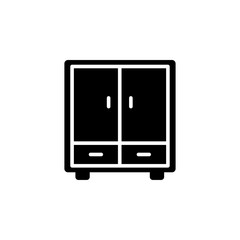 cabinet icon vector design trendy