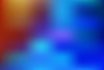 Light Blue, Red vector blurred shine abstract template.