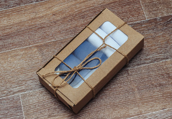 gift wrapped multicolor sports socks