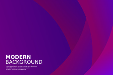 Paper layer circle purple abstract background. Curves and lines use for banner  cover  poster  wallpaper  design with space for text.