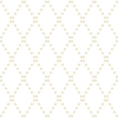 Geometric dotted vector pattern. Seamless abstract golden modern texture for wallpapers and backgrounds
