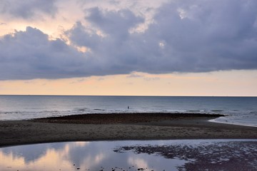 The seaside scenery and humanities of the island are in Taiwan.