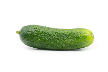 Cucumber isolated on white background.