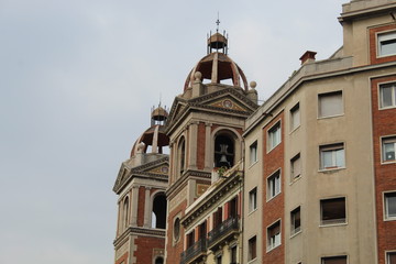 Fototapeta premium Arquitectura con campanario.