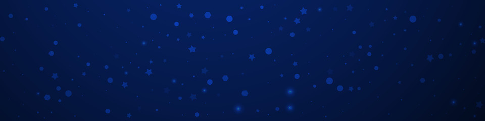 Magic stars random Christmas background. Subtle fl