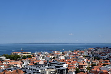 Blick über die Dächer Arcachons