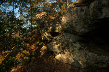 great route path 13 - Larchant - France