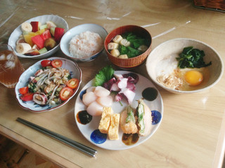 'OBANZAI' - kyoto side dishes (washoku) / 京料理 おばんざい定食セット（和食ランチメニュー）