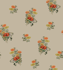 background with flowers