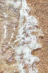 sea sand and wave