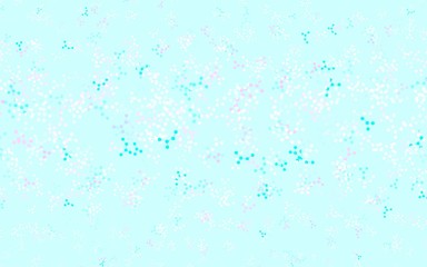 Light Pink, Blue vector template with artificial intelligence structure.