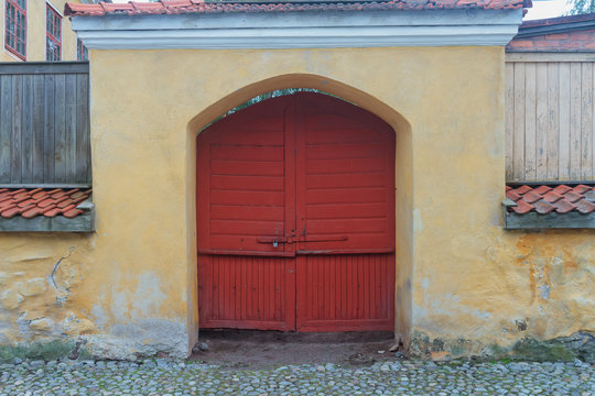 Yellow Gate and Red Door