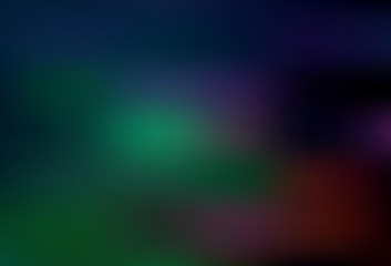 Dark Green vector abstract blurred layout.