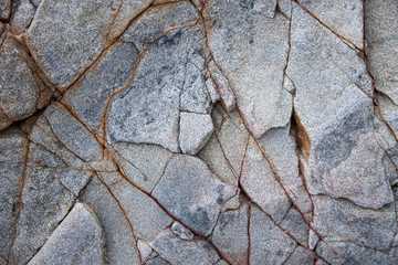 Rock texture and surface background. Cracked natural stone background