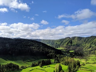 Obraz premium Berge der Azoren