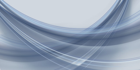 Abstract fractal background for design with fractal gray-blue waves