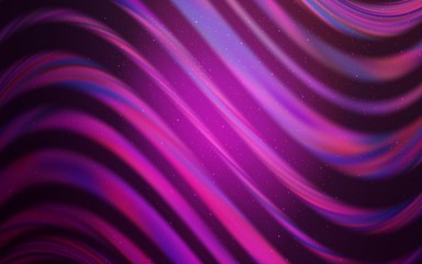 Fototapeta premium Light Pink vector texture with milky way stars. Shining colored illustration with bright astronomical stars. Pattern for futuristic ad, booklets.