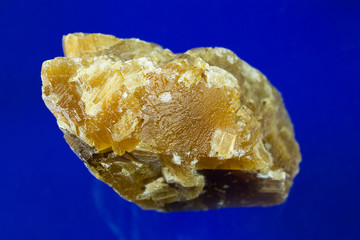 A natural honey calcite from Mexico.