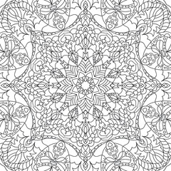 Coloring book for adults antistress / Mandala / Oriental drawing / Zentangle	
