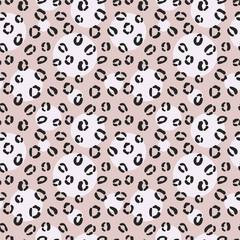cheetah repeat pattern design with circles
