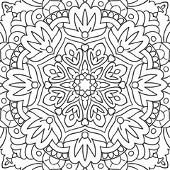 Coloring book for adults antistress / Mandala / Oriental drawing / Zentangle	
