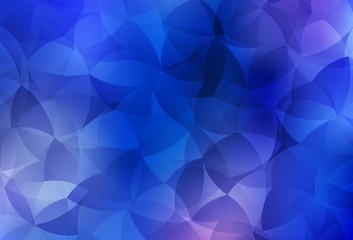 Obraz premium Light BLUE vector backdrop with memphis shapes.