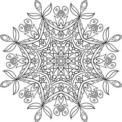 Coloring book for adults antistress / Mandala / Oriental drawing / Zentangle	
