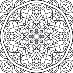 Coloring book for adults antistress / Mandala / Oriental drawing / Zentangle	
