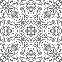 Coloring book for adults antistress / Mandala / Oriental drawing / Zentangle	
