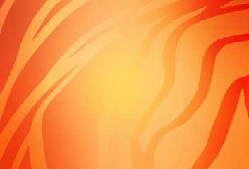 Light Orange vector blurred bright template.