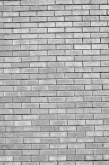 New gray decorative brick wall close