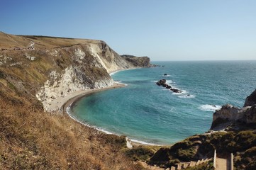 Man O'War Beach on the Jurassic Coast, Dorset, UK