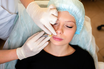 Cosmetic procedures, injections for the face.