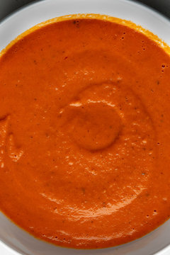 Tomato sauce homemade, blend.