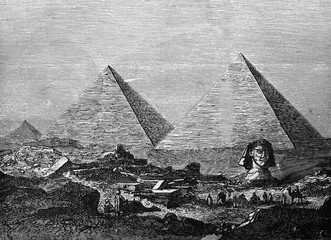 Pyramids of Giza in the old book Encyclopedic dictionary by A. Granat, vol. 3, S. Petersburg, 1896