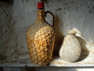 still life jug and vase
