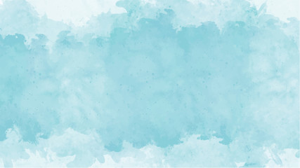 Blue watercolor background for textures backgrounds and web banners design