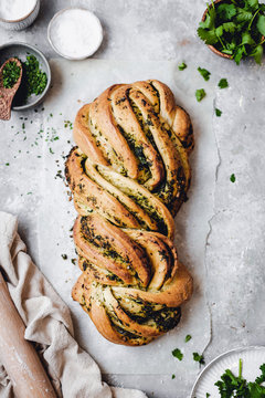 Garlic Herb Twist Bread