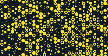 Abstract Color Halftone Dots generative art background illustration
