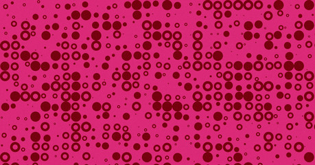 Abstract Color Halftone Dots generative art background illustration