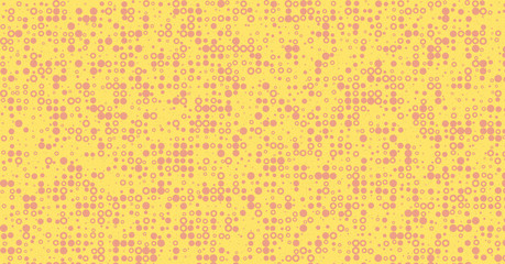 Abstract Color Halftone Dots generative art background illustration