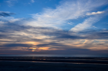 Summer Sunset at Bray-Dunes, the northernmost point of France