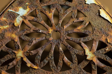 Close-Up Of Old Rusty Metal