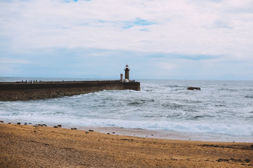 Porto, Portugal, Ocean beach