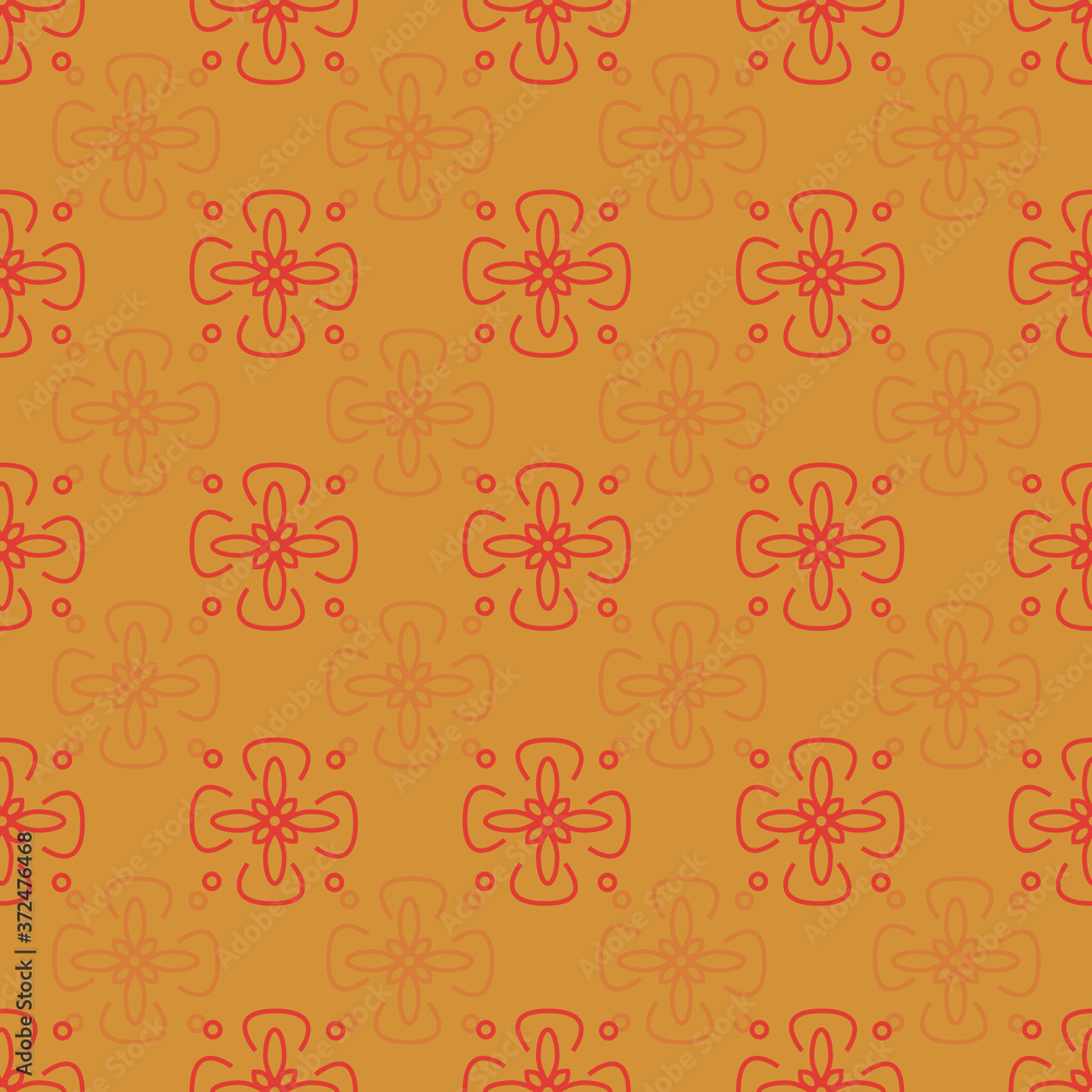 Aufkleber retro geometric seamless pattern print background design