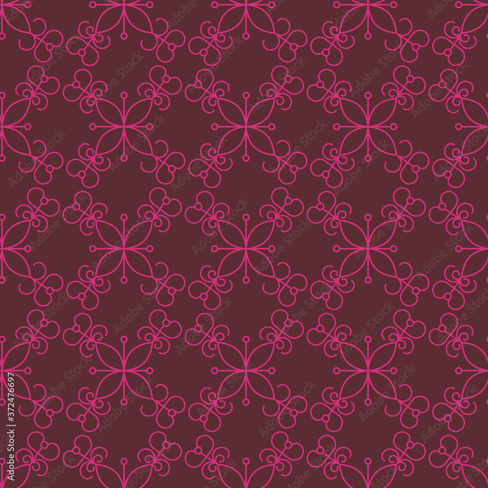 Poster retro geometric seamless pattern print background design