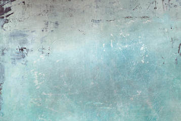 Blue grungy wall